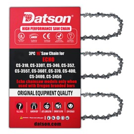 16" Chainsaw Chain Replacment for Echo CS-310, CS-330T, CS-346, CS-352, CS-355T, CS-360T, CS-370, CS-400, CS-3400, CS-3450(Only when used with Oregon branded bars)