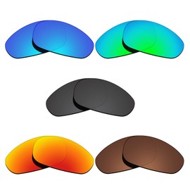 Glintbay 5 Pairs Replacement Lenses for Oakley Juliet Pack-BBRGB
