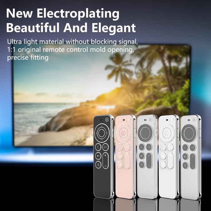 Fourmor Case for TV Remotes - Slim, Anti-Slip/Drop-Proof/Dust-Proof TPU Remote