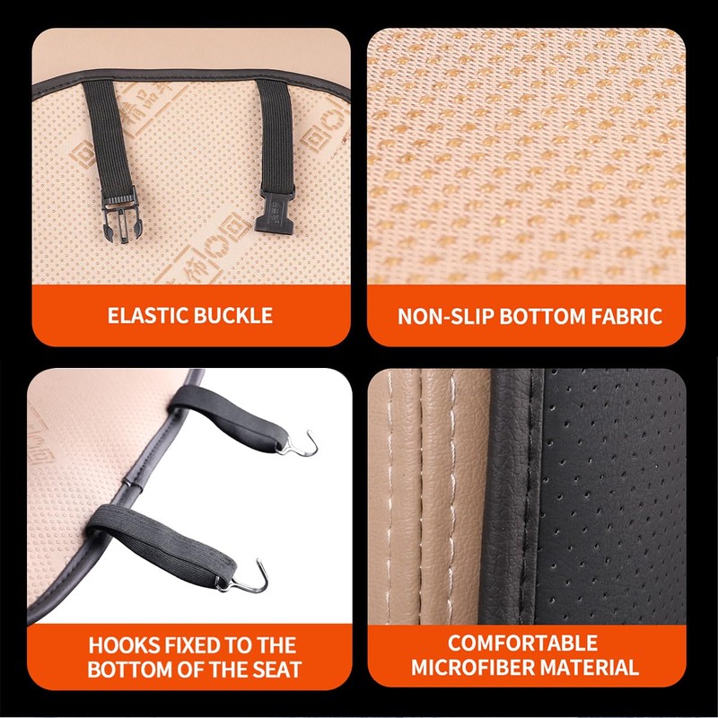 KINGLETING Car Seat Cushion for Driver or Passenger, Comfortable Seat