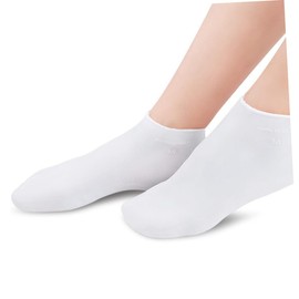 Outanaya 2Pairs Moisturizing Spa Socks for Dry Cracked Heels Slip Gel Foot Care Socks for Women and Lightweight and Breathable Design for Comfort and Hydration