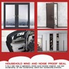 Silicone Seal, Weather Stripping Door Seal, Self-Adhesive D-Shaped Door Weather