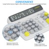Desktop Calculator with Extra Large 5-Inch LCD Display, 12-Digit Two