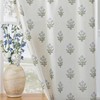 Small Curtains for Windows,Sheer Floral Farmhouse Linen Cafe Curtains 20