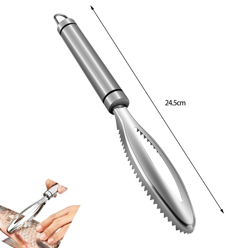 HXHWKEN Fish Scaler 304 Stainless Steel Professional Fish Scale Remover