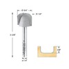 Amana Tool Bowl and Tray Plunge Router Bit, Carbide-Tipped, for