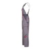 Planam 2331025 Size 25"Highline Dungarees - Zinc/Slate/Red