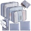 AiQInu Packing Cubes for Suitcases 7 PCS Travel Luggage Organiser