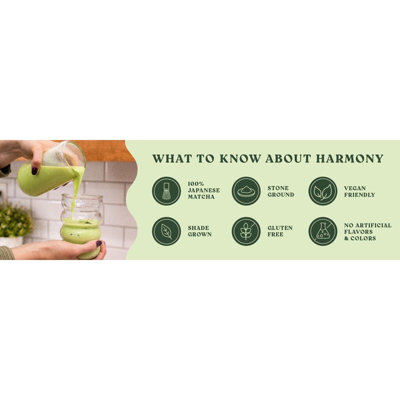 Harmony Matcha Lavender– Premium Japanese Matcha Powder, Shade-Grown & Stone-Ground,