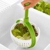 Kitchen Drainage Basket Colander Salad Spinner Colander Folding Handle