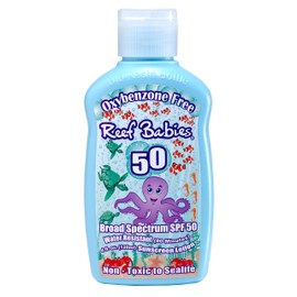 Tropical Seas Reef Babies Sunscreen Lotion, Water Resistant, Oxybenzone Free, SPF 50 (4oz)
