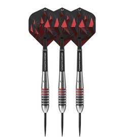 Darts Corner Astrofire Darts | Knurled Steel Tip Dart Set | 26g