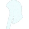 Fripac-Medis Double-Layered Disposable Highlighting Plain Caps, White - Pack of