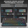 Aula F75 75% Wireless Mechanical Keyboard, Gasket Mount Hot Swappable