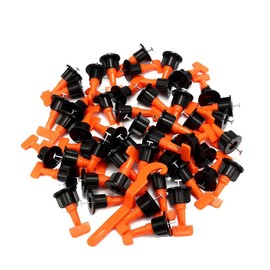 DC VOLTAGE Tile Leveling System Kit, 100pcs Reusable Tile Spacers with 2 Special Wrenches and Retrievable Steel Needle, Tiles Levelling Tools Kit for Wall Floor Ceramic Tiles