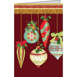 Jillson & Roberts Christmas to/from Gift Tags with Adhesive, Ornament (24 Count)