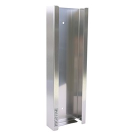 FRANZ MENSCH Hygostar Extra Safe Super Long Glove Dispenser Stainless Steel for a Glove Box Width 40 cm Length 5 cm Height 12.5 cm Grey Wall Mount Glove Dispenser Glove Holder