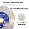 SHDIATOOL Tile Diamond Saw Blade 5", Cutting Grinding Disc Wheel