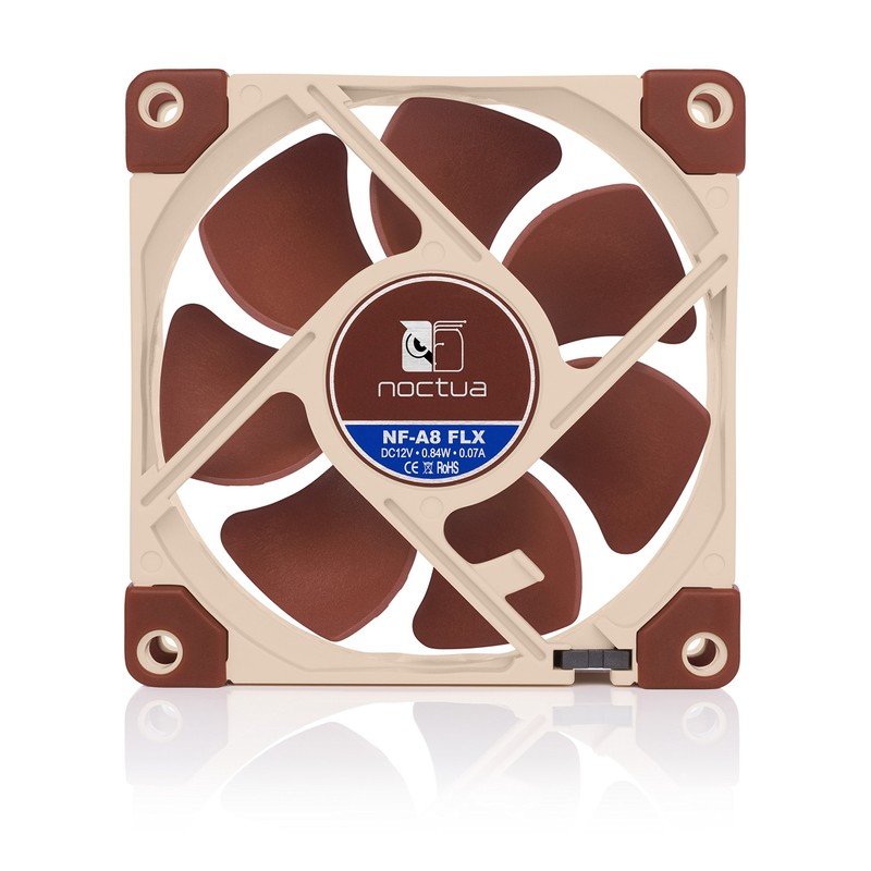 Noctua NF-A8 FLX, Premium Quiet Fan, 3-Pin (80mm, Brown)