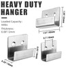 Luomorgo 10 Pcs Tile Display Wall Hanger, Stainless Steel Wall