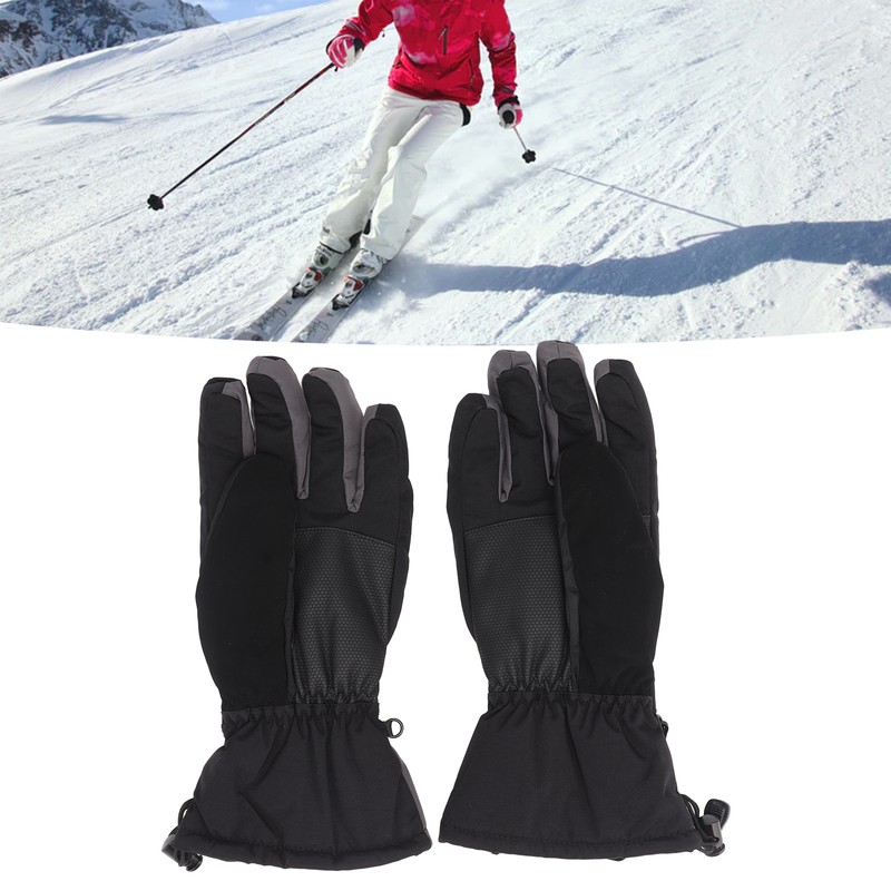 2Pcs Heated Gloves Waterproof Warm Breathable Electric Heating Gloves with