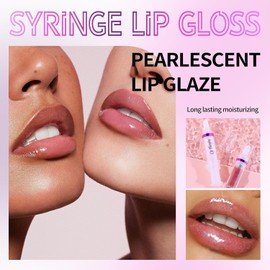 Lip Glow Oil Aceite Hidratante Para Labios 1# Brillo de Labios, Tinte Transparente, Nutritivo y Duradero, Bálsamo Labial Teñido