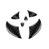 Bilisin Compatible with Rear Tailgate Insert Emblem Logo Carbon Fiber