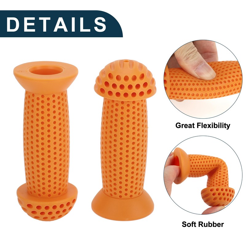 TUCKBOLD Child Bike Handlebar Grips Covers 100mm Long Soft |