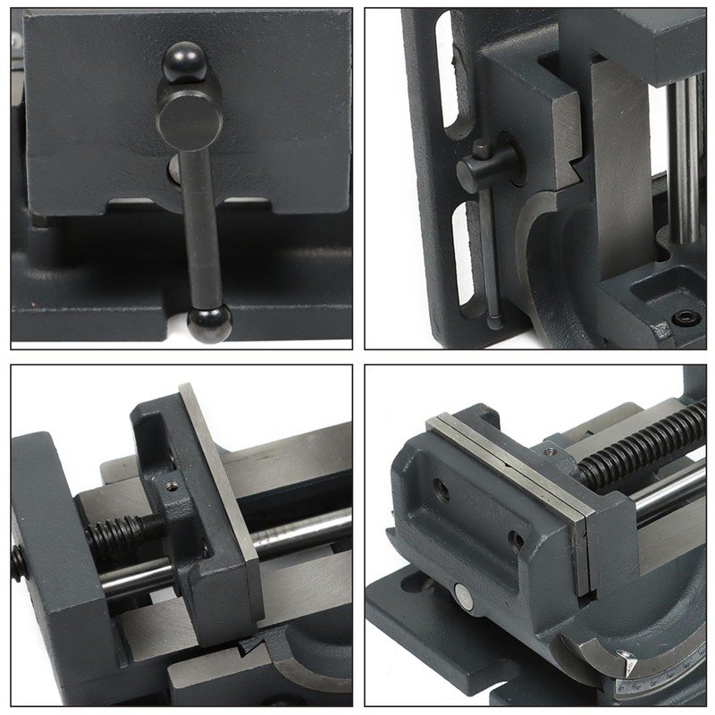 Thomletha Drill Press Tilting Angle Vise 4 Inch Tilting Angle