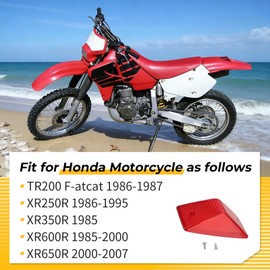M MATI Rear Brake Tail Light Lens for Honda XR250R XR600R XR650R XR350R TR200 1985-2007 33702-KN5-671