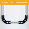Hoeflife 90° Curved Connectors for Ceiling Curtain Track, Ceiling Track