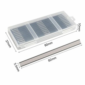 82mm Reversible Planer Blades Replacement for Black & Decker, Bosch, DeWalt and Elu planers (10 Pcs - German Carbide)