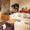 FIMEI Split Floor Lamp Modern LED Rotatable Floor Lamp with