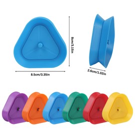 GHERPTE 1 Pack Triangle Shaped Hands-Free Playing Card Holder for Kids,Playing Card Games Holder,Adults,Seniors,Poker Parties,Family Card Game Nights&Classroom Activities
