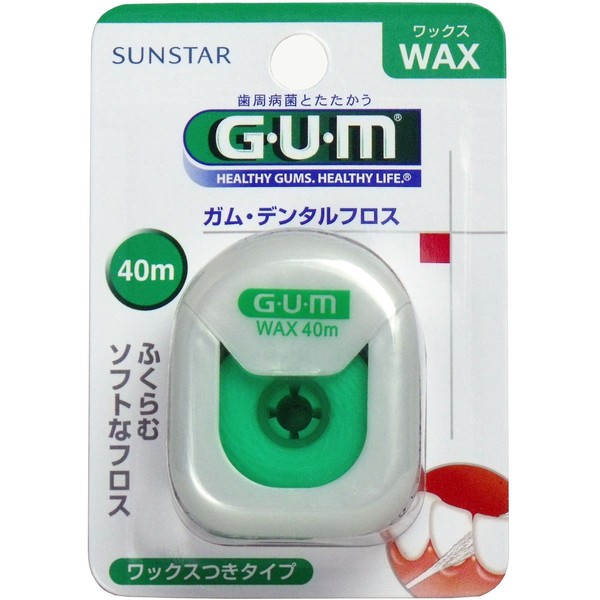[Bulk Purchase] Gum Dental Floss 40M WAX x 2 Sets