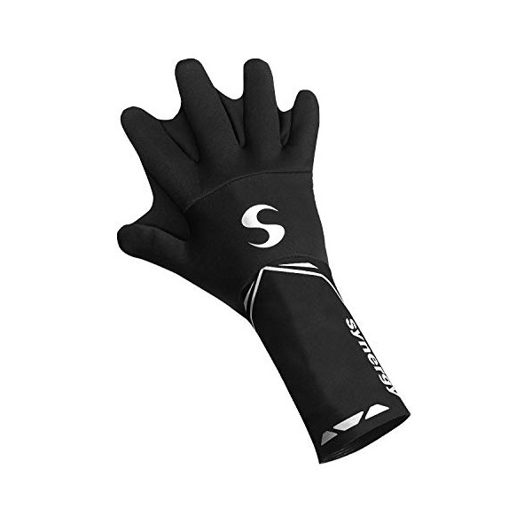Synergy Neoprene Thermal Swim Gloves (Medium, Swim - Blue)