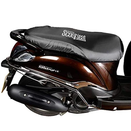 Oxford ScootSeat Cover Waterproof Scooter Seat Cover, Medium, Black