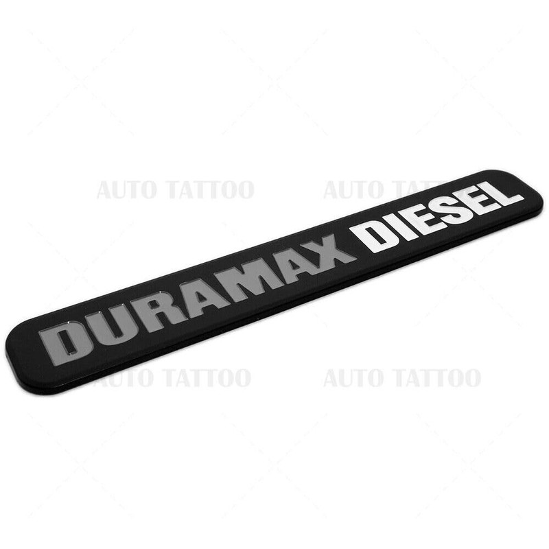 2X 6.6l Duramax Die-sel Allison Emblem Fender Door Hood Tailgate