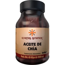 Essential Nutrition Aceite de Chía 40 Cápsulas de 1000 mg