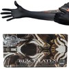 Blackwork Latex Tattoo Gloves, Medium (100 Pack) - Black Gloves