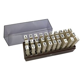 Sanby EN-TE1 Endless Stamps, Joint Type, English Letters, Oil-Resistant, No. 1, 30 Pieces