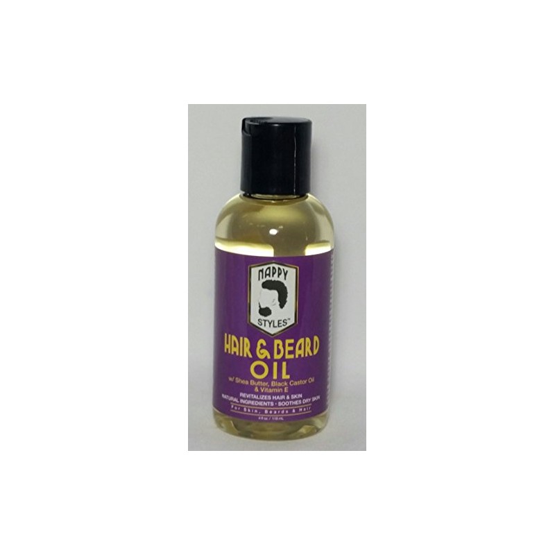 Nappy Styles Hair & Beard Oil 4oz