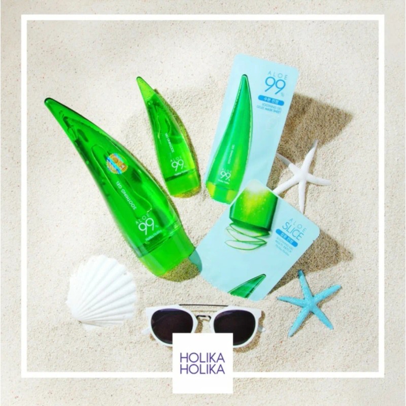 Mascarilla Hidratante Aloe 99 Soothing Gel Holika 250ml