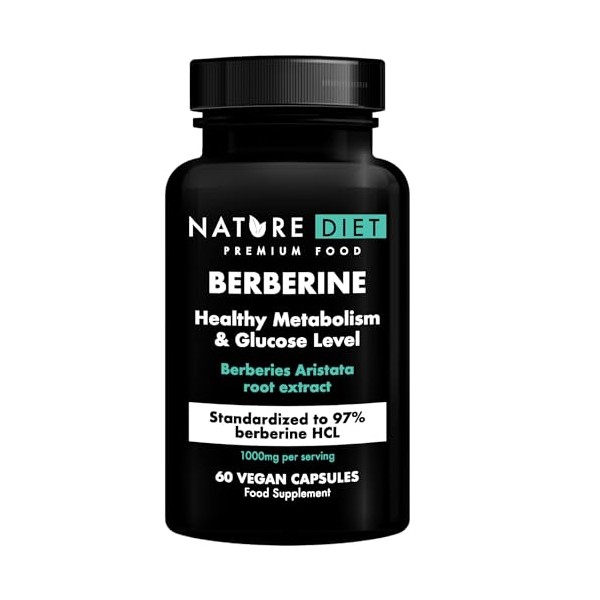 Nature Diet Nature Diet Berberine - 1000mg Berberine HCL per