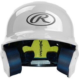 Rawlings | MACH Batting Helmet | Gloss White | Junior (6 3/8" - 7 1/8")