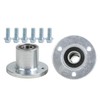 REBEKAMODS Front Wheel Hub 17mm Replacement Parts, 3 Stud Axle