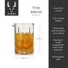 Viski Crystal Cocktail Mixing Glass - Cocktail Pitcher Mixing Glass