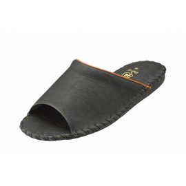 Pansy Indoor Shoes, Room Shoes, Slippers, Men's, Stain Resistant, Long Lasting, Long Seller, Hand Knitting Method That Fits Your Feet, Black