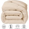 Sleepdown King Comforter Set - All Season Reversible Beige King