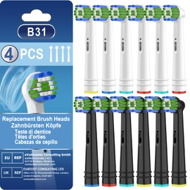 Replacement Toothbrush Heads Compatible with Oral B Braun, 12 Pack Professional Electric Toothbrush Heads Compatible with Oral B Pro 1000, 500, Smart 1500